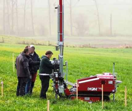Pénétromètre dynamique DPM 63/150 en belgique avec solor votre spécialiste en essai de sol